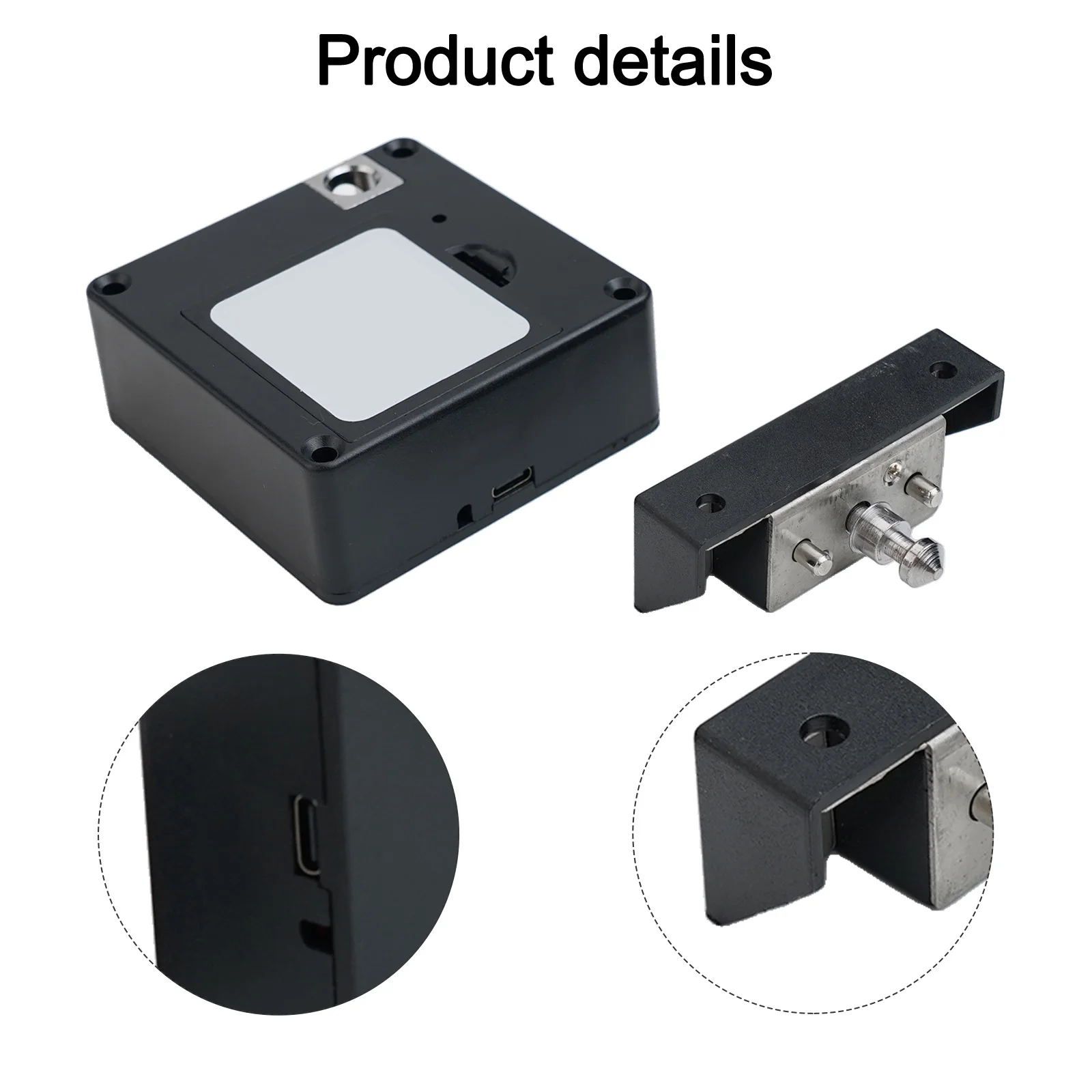 Smart Wood Door Lock Keyless Invisible Lock IC Card NFC Drawer Electronic Locks Cabinet Lock Access Control Home Security