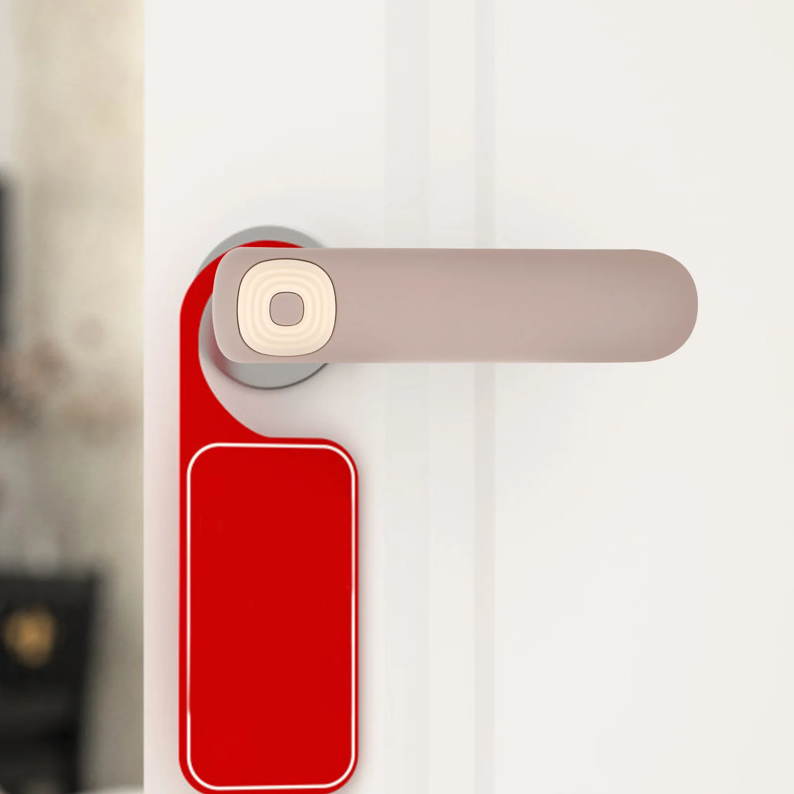 Cubierta de manija de puerta de silicona, funda protectora para habitación de niños, perilla de puerta anticolisión suave, amortiguador, reducción de ruido