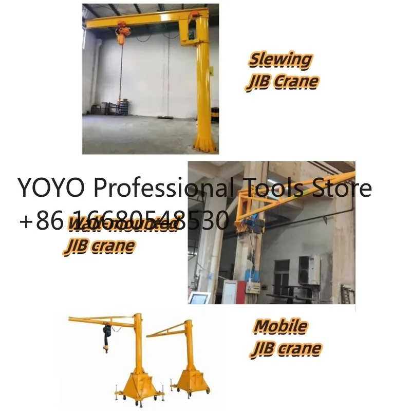 pJ3Wall Mounted JIb Crane 1 ，2 ，3， 5 ，10 ，16 Ton Guindaste De Lanca De Parede Portable Jib Crane for Workshop Usi