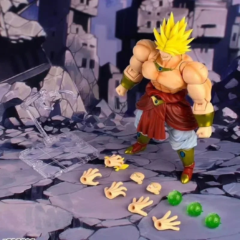 

In Stock Demoniacal Fit Dragon Ball SHF Son Broly Goku Vegetto SSJ4 Super Saiyan 4 Untamed Power Anime Action Figure Model Toys