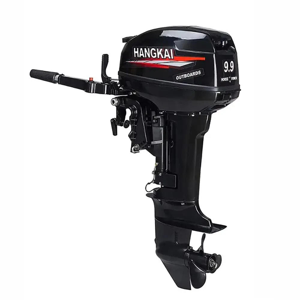 Brand New Popular Sell HANGKAI 9.9HP 2 Stroke Boat Engines Outboard Motor 100% Compatible With Yamaha Engines