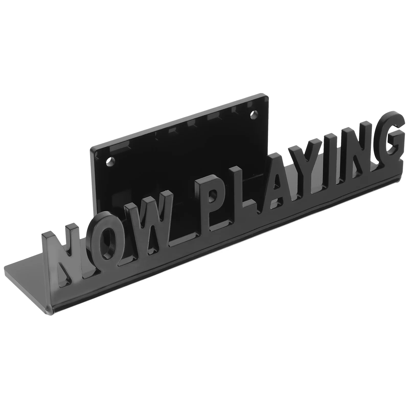 

Black Vinyl Record Stand Wall Hanging Acrylic Shelf Storage Display Floating Rack Resistance Practical Texture