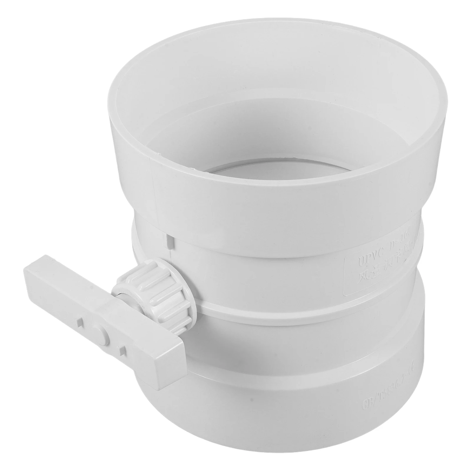 

Regulating Valve Pvc Backdraft Damper Ducting Control Manual Airflow Adjustment For Ventilation Systems Durable