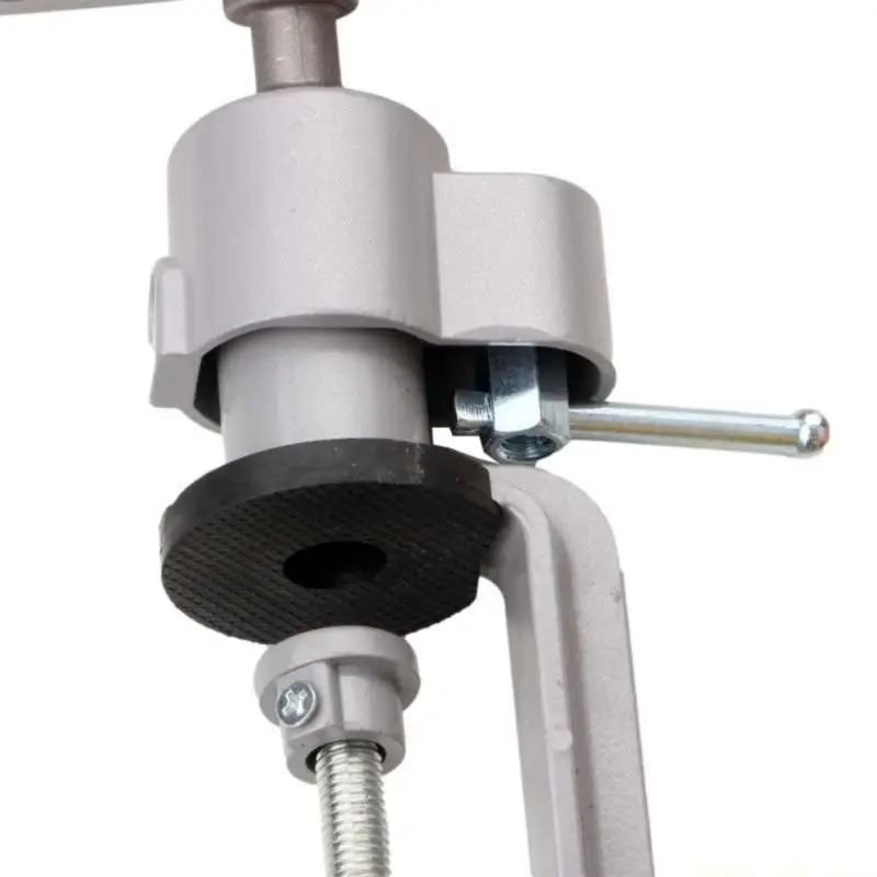 A2BE Heavy Duty Rotating Workshop Vise Reinforced Steel Construction Secures Irregular Objects During Polishing Tasks