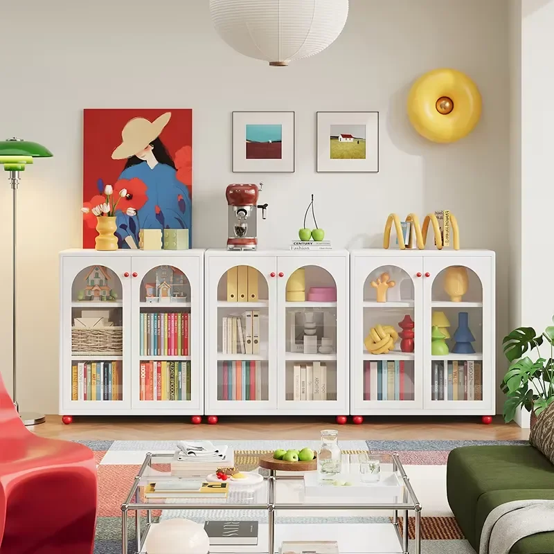 Low-key and environmentally friendly modular steel lockers, suitable for living rooms, hotels and apartments, short and