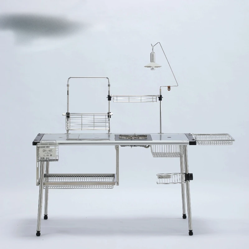 Drain Basket Shelf Free Hanger Light Light Light Pole Table System