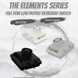 Kailh Customized Full POM The Elenments Series Low Profile Keyboard Switch Smooth Mechanical Keyboard Switch