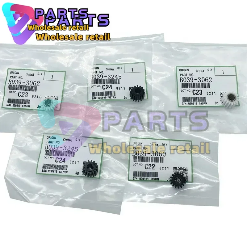 1SETS B039-3062 B039-3060 B039-3245 Developer Gear Kits support for RICOH Aficio 1015/1018 3353 3350 2018 2000 2851 2550