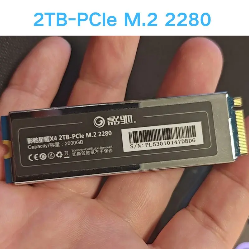 Second hand test OK  2TB-PCle M.2 2280 Solid State Drive