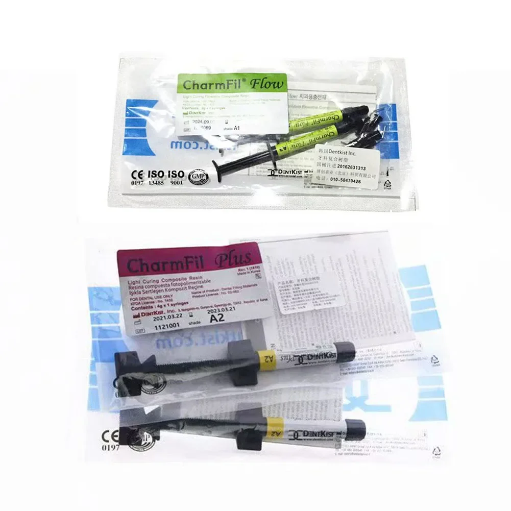 

Dental DENTKIST Composite Resin CharmFil 2 Flowable Root Canal Photopolymerization Nano Adhesive Resin Dental Filling Material