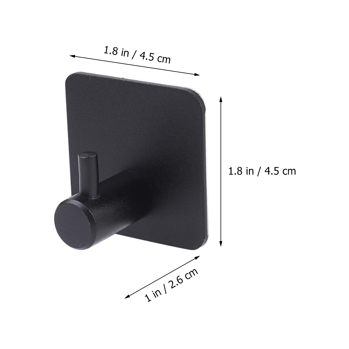 

4pcs Stainless Steel 304 Hooks Strong Adhesive Durable Wall Mounted Bathroom Kitchen Heavy Duty Traceless Hanger Cloth Towels