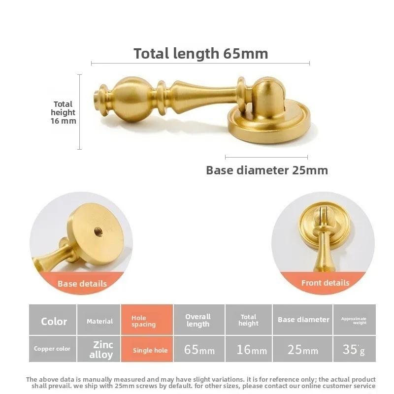 French Pendant Light Luxury Cabinet Door Drawer Modern Simple High-end Wardrobe Cabinet Antique Style Small Handle