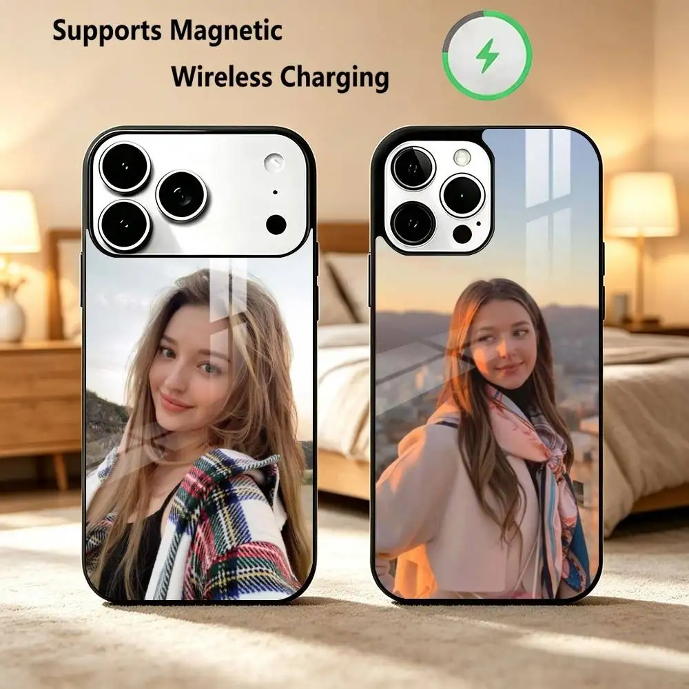 Angelina Danilova Beauty  Phone Case For iPhone18 17,16,15,14,13,12,11 Plus,Pro Supports Magnetic Wireless Charging Gift