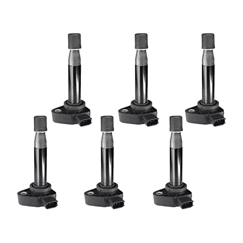 

6 Pcs Auto Parts Ignition Coil 30520-P8E-A01 30520RCAA02 For 99-09 Honda Acura V6 3.0 3.2 3.5L UF242