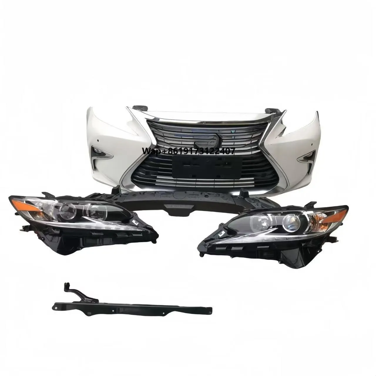 

Suitable for 13-17 ES old models and new models to upgrade the front surround bumper headlight assembly