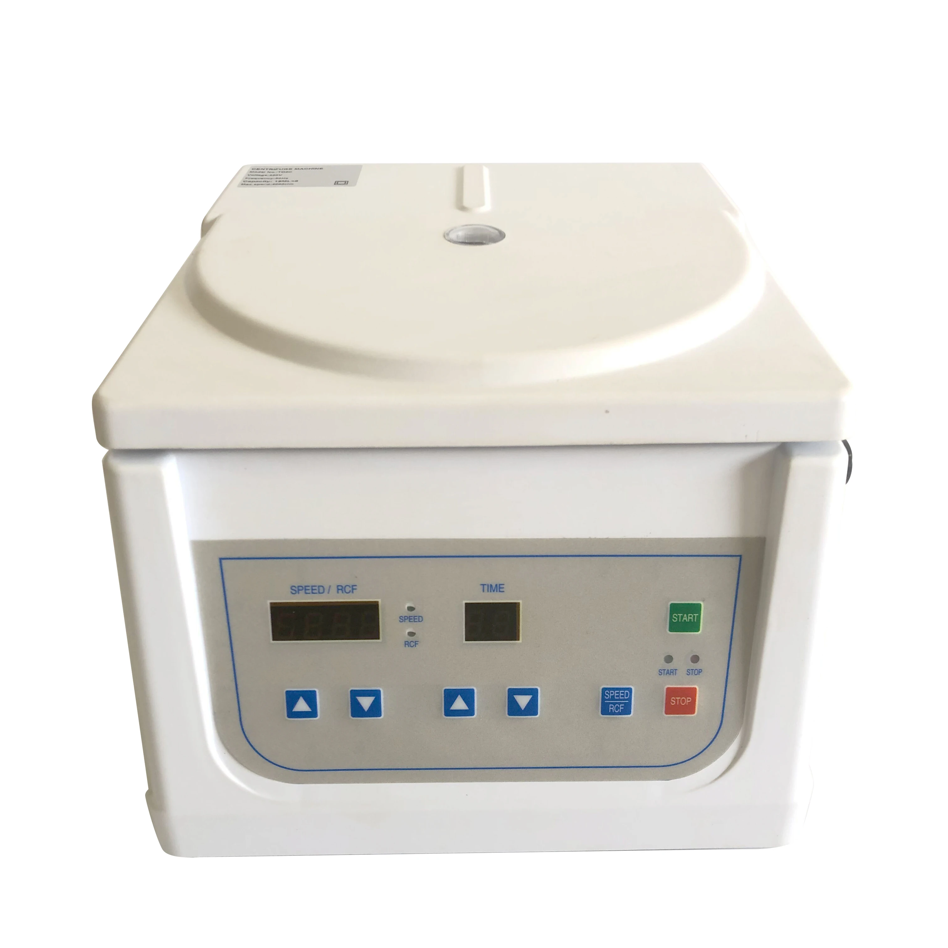 Multi-Purpose Low Speed Laboratory Centrifuge 24-Tube 0-99min Time Range 8x15ml/8x20ml/12x5ml/12x7ml DC Brushless Motor LED