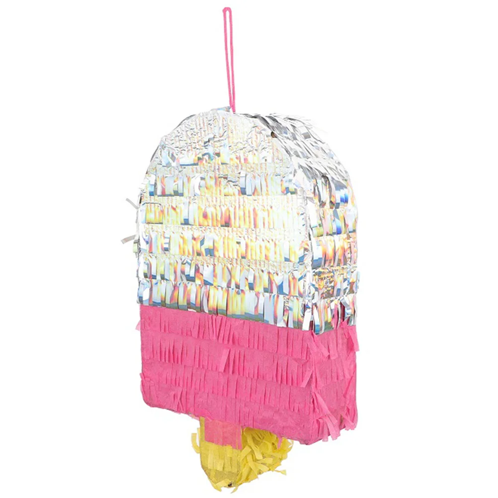 Ice Cream Shaped Pinata Birthday Hawaii Decor Decor Ice Candy Filled Photo Prop