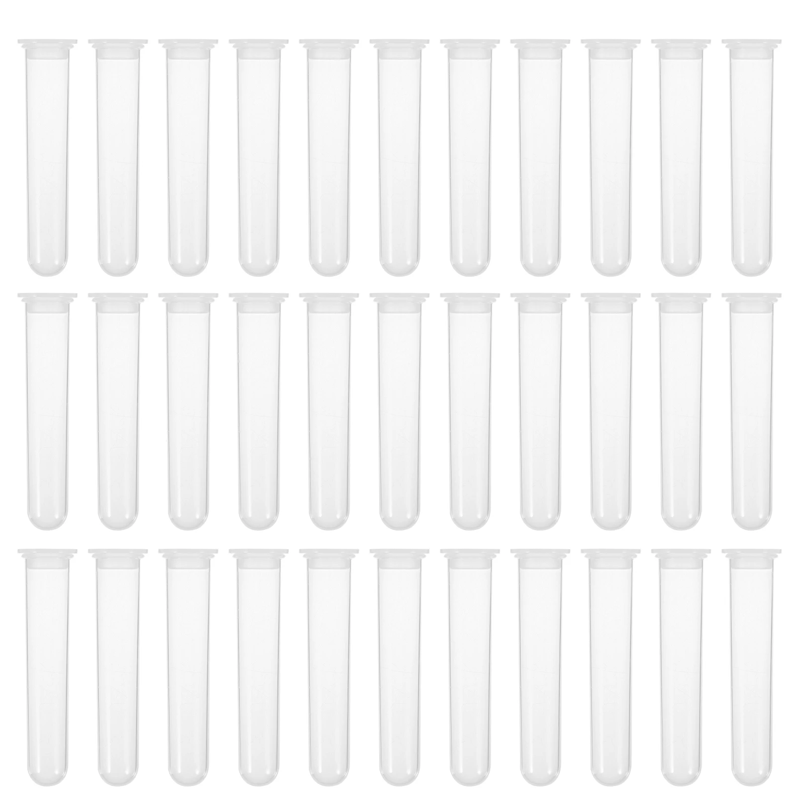 

100 pcs Plastic Centrifuge Tubes With Caps Laboratory Grade Round Bottom For Sample Storage Molecular Biology Experiments