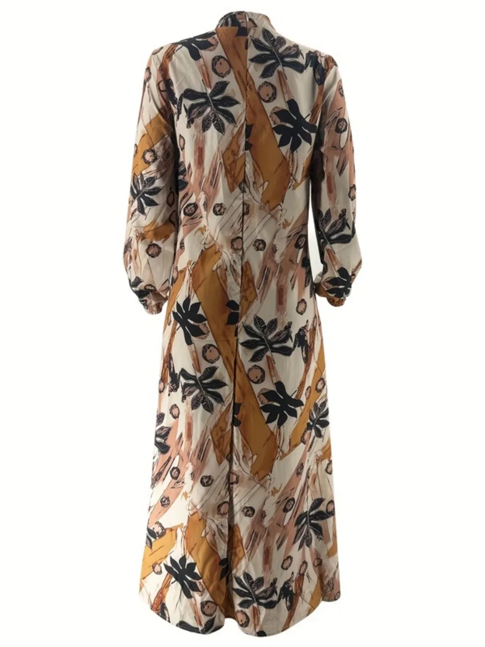 Eid femmes Robe musulmane Abaya maroc imprimé fête Jalabiya robes longues Ramadan robes Largos Robe arabe caftan automne 2025