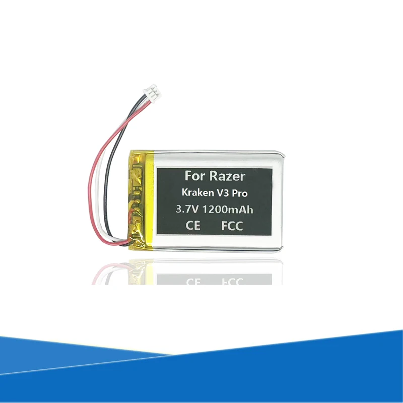 

Genuine 1200mAh 553450 RZ04-03460100-R3M1 Battery For Razer Kraken V3 Pro Gaming Headset Headphone