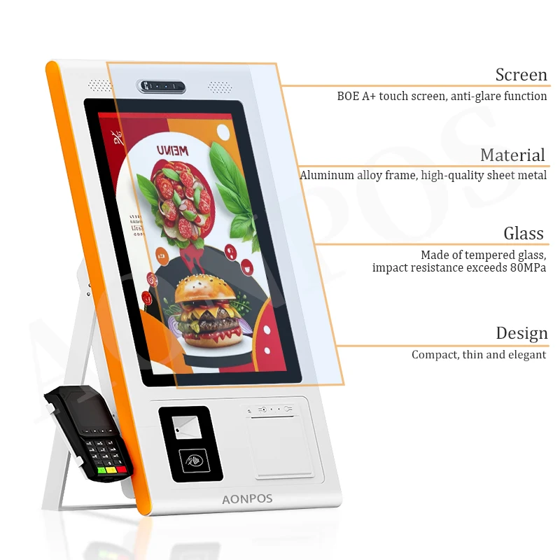 

Multiple Payment Methods High-performance Processing Airport Check-in Self-service Kiosk Self Service Ordering Kiosk