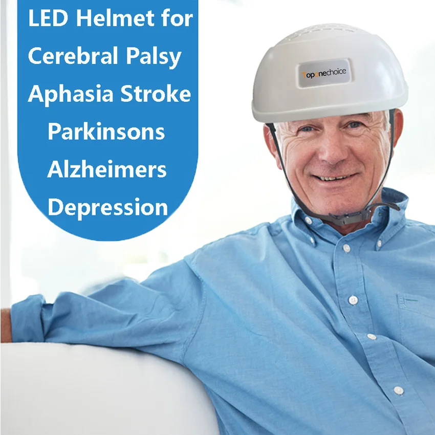 280 Diodes Near Infrared Light Therapy 810nm Brain Stimulation PBM Helmet Physiotherapy for Stroke Aphasia Cerebral Palsy