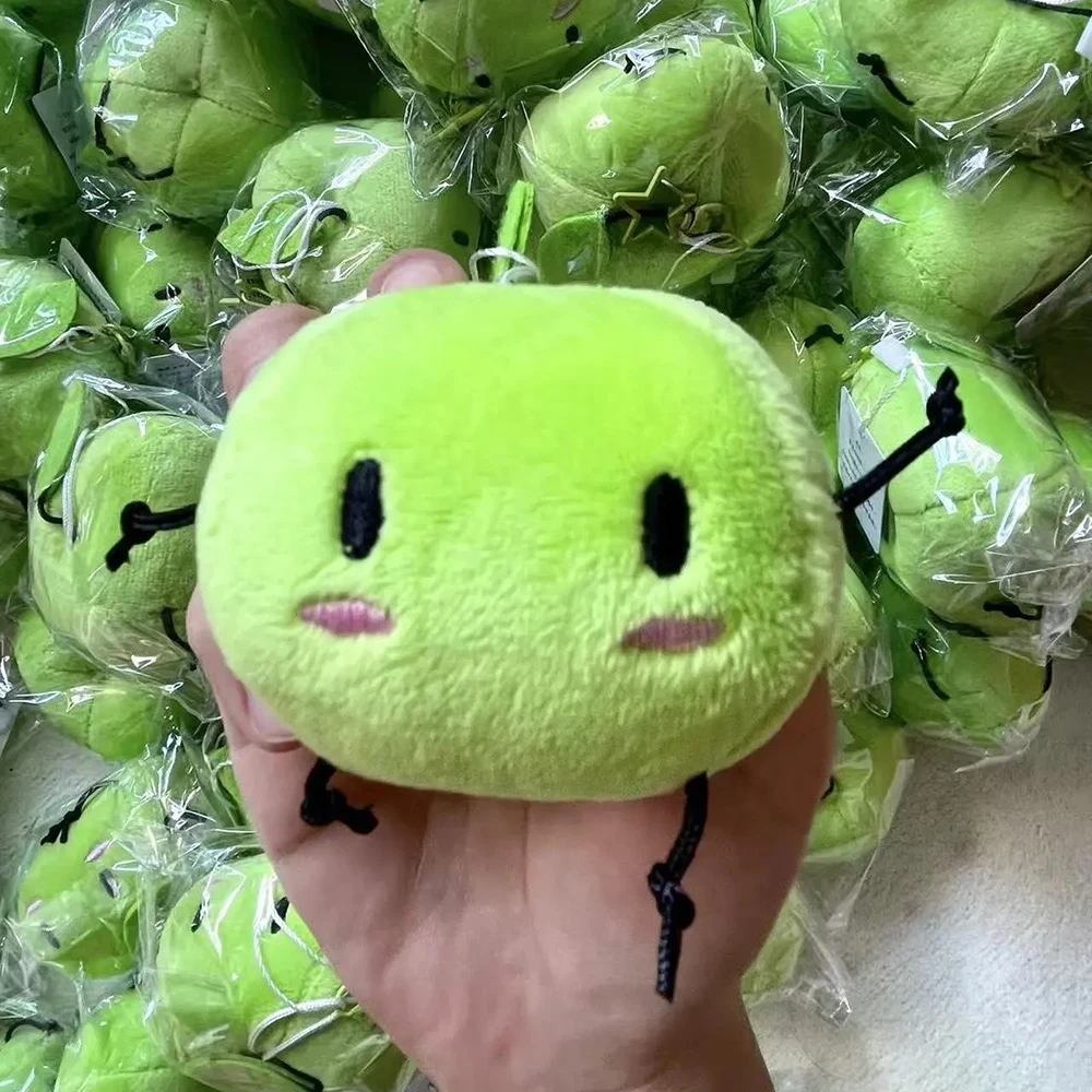Game Stardew Valley Junimos Cosplay Keychain Green Cute Apple Elf Plush Cotton Doll Backpack Pendant Keyring Accessories image 5