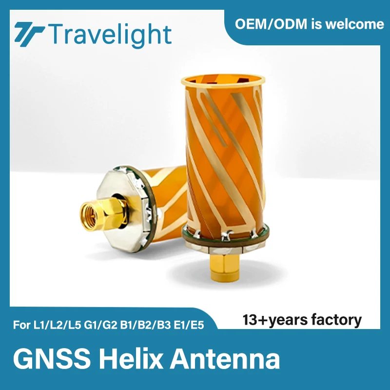 TAN1216Q25A Four Spiral Antenna High Precision GNSS Multiband SMA Connector GPS GNSS Active Quadrifilar Helix Antenna