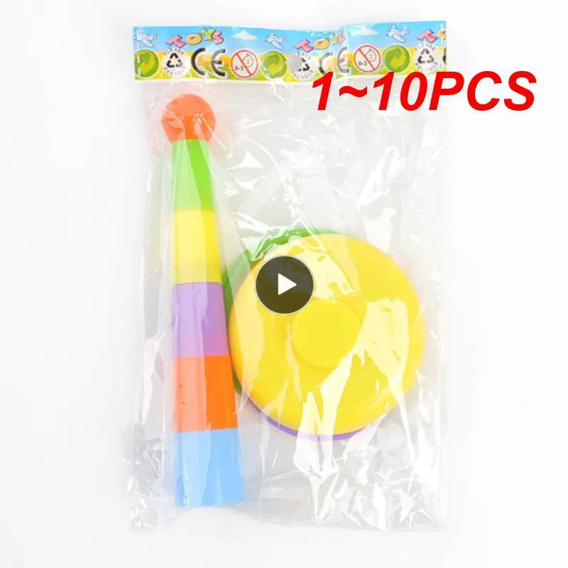 

1~10PCS Children Stacking Cup & Sports Circle Ferrule Stacked Layers Throwing Game Parent-Child Interactive Ferrule Kids Outdoor