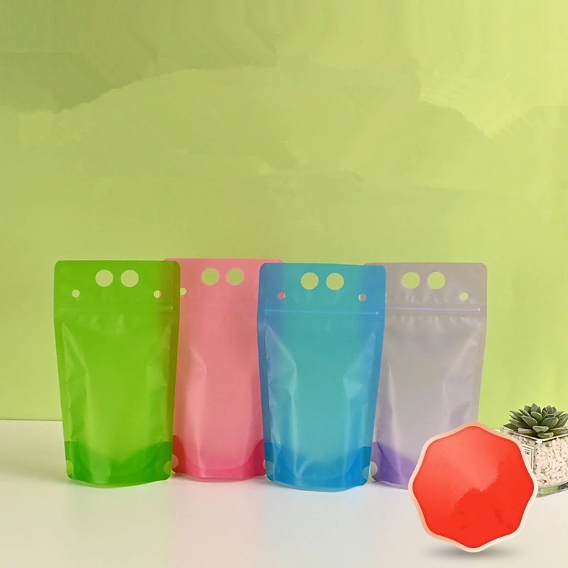 

1000 шт. пакеты для напитков, закрывающиеся пакеты для ледяных напитков, пакеты для смузи, многоразовый мешочек для сока