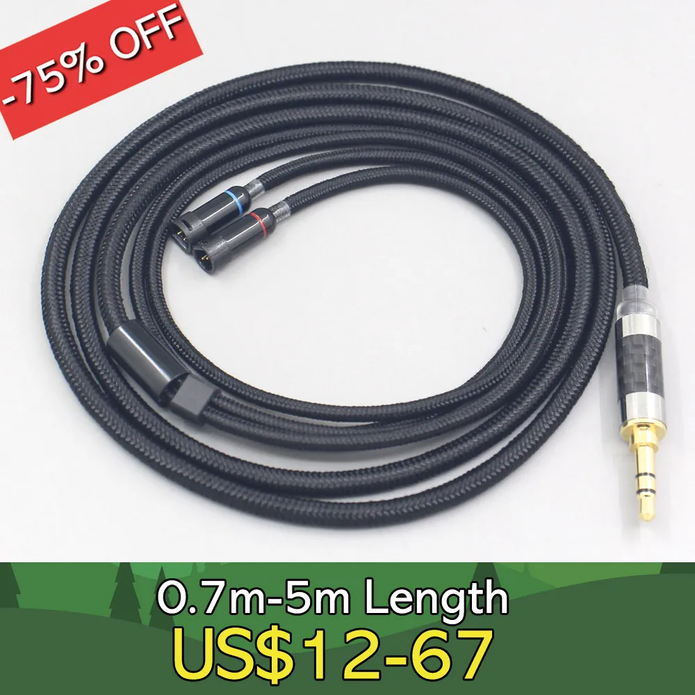 

2.5mm XLR 4.4mm Super Soft Headphone Nylon OFC Cable For Sennheiser IE8 IE8i IE80 IE80s Metal Pin LN007552