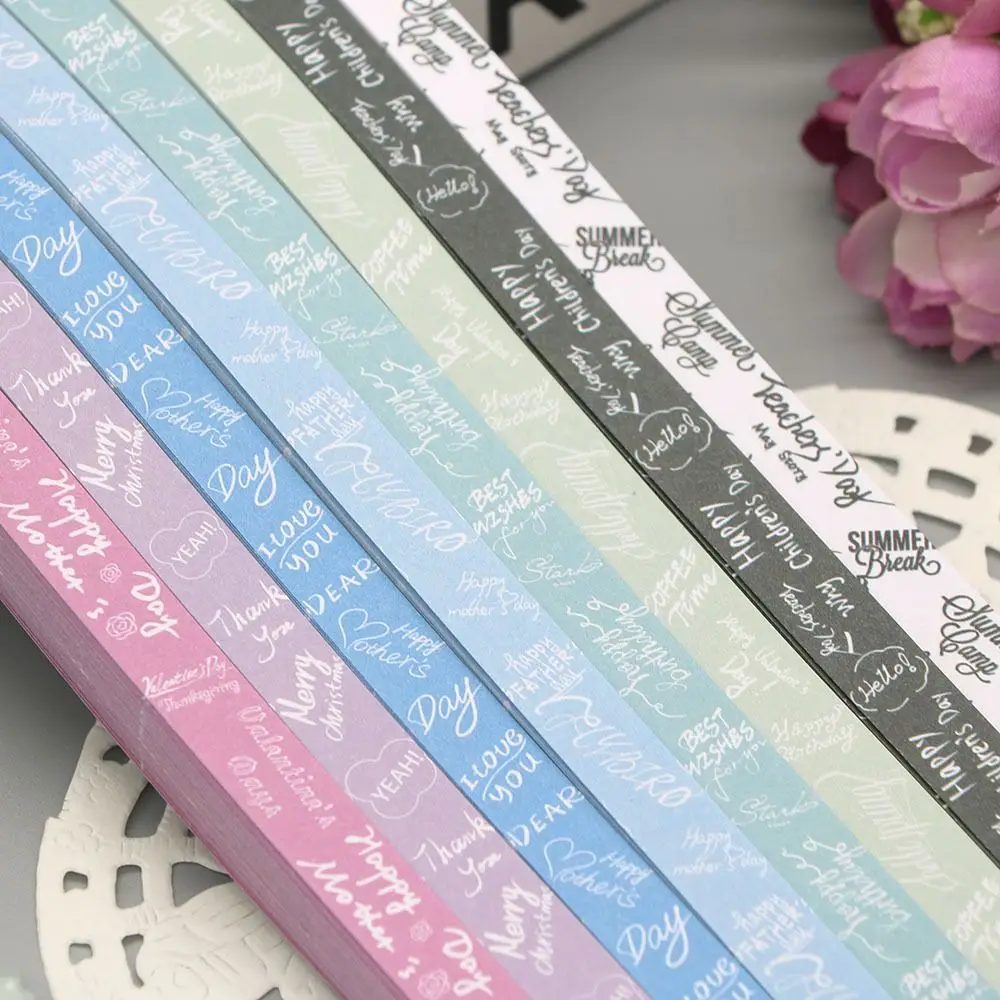 DIY Handwerk Origami Lucky Star Papier 540 Vellen Origami Papier Sterren Vouwen Origami Ster Papierstrips voor Papier Kunst Ambachten
