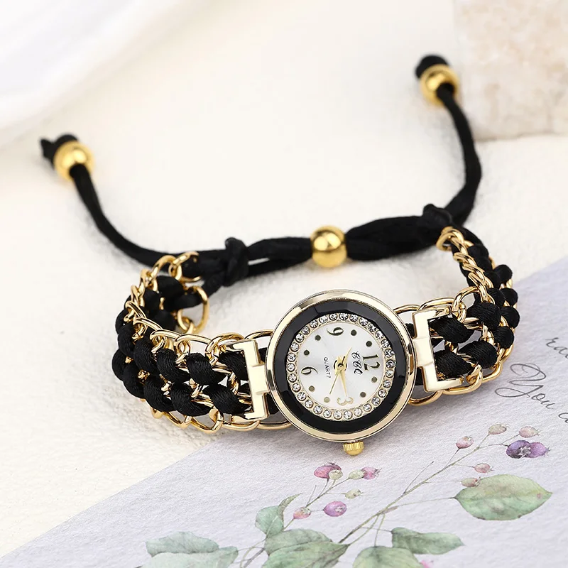 

Women Watch Quartz Wristwatch Women Round Case Watches Ladies Clock Festival Gift Valentine's Day