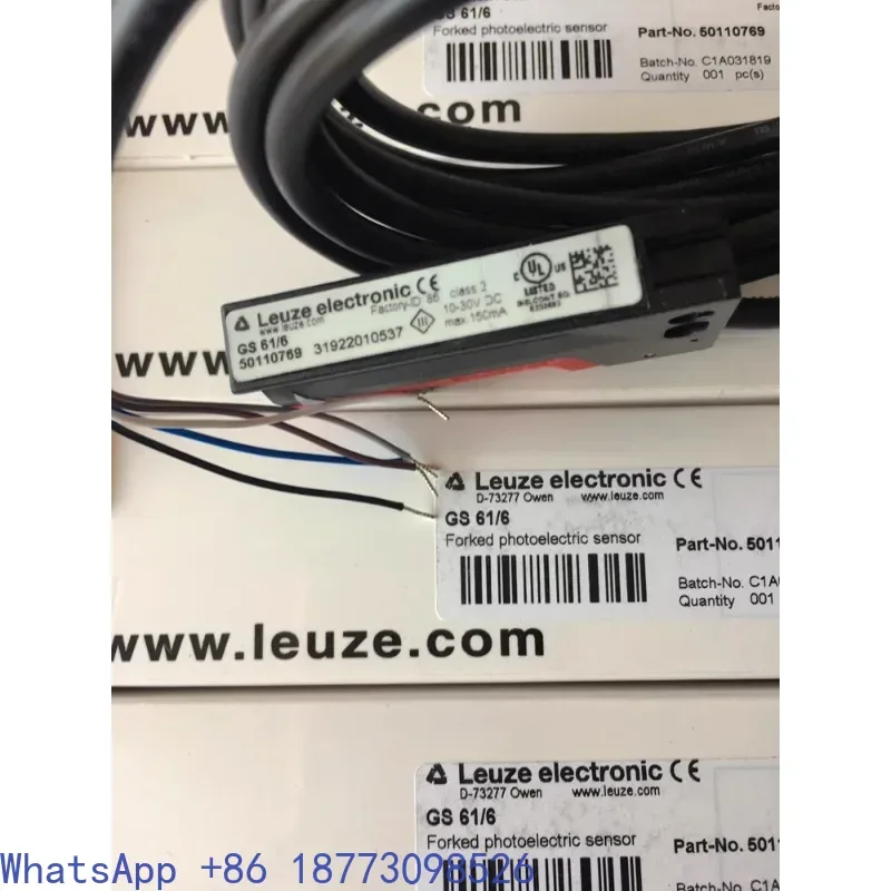 Sensor de etiqueta alemão Leuze GS 61/6D GS 61/6 GS 61/6D. 2