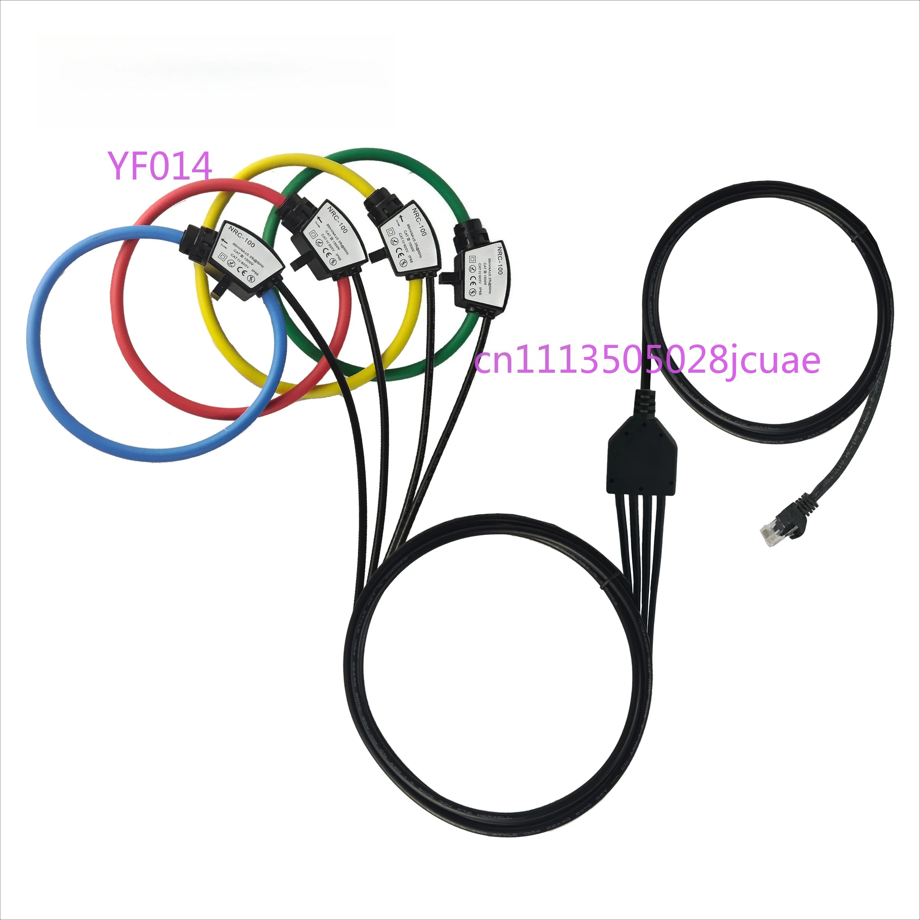 

Высокоточный гибкий датчик-клещи для измерения тока с катушкой Роговского, 0,5% точности, различные спецификации