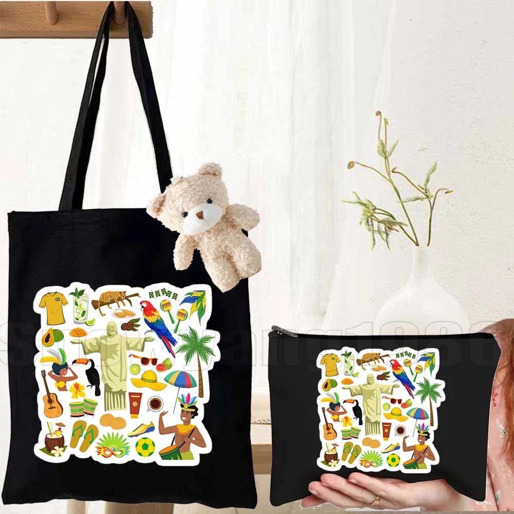 

Набор из 3-х холщовых сумок-шопперов с иконами стран: Бразилия, Канада, Франция, Германия, Греция, Швеция, Италия, Мексика, Россия, США, Япония. Эко-сумка для путешествий и покупок.