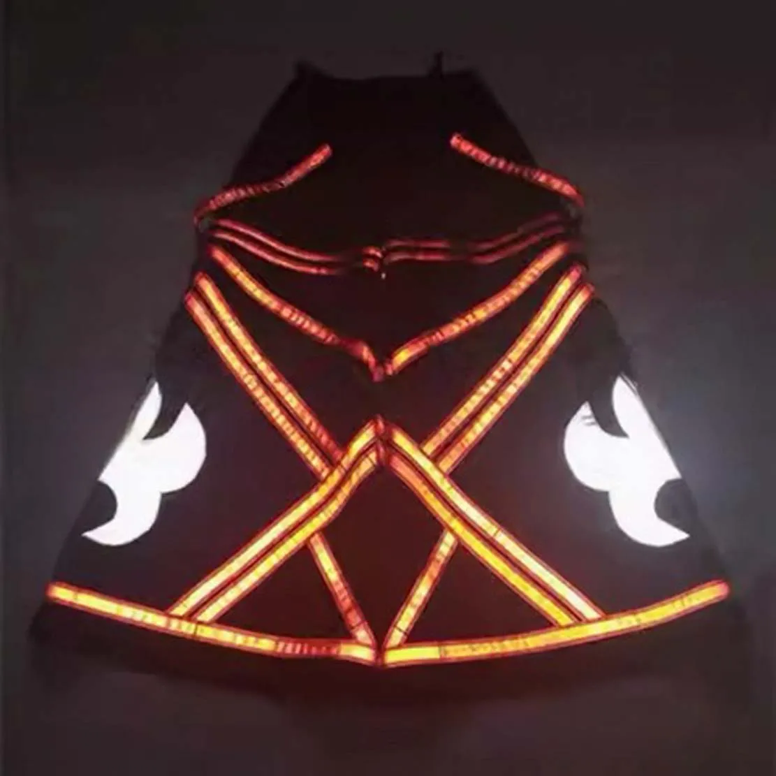 

RAVE GEAR phat pants shuffle dancing cool reflective strip Pants Ghost Dance Reflective Pants Street Hip-hop Pants Night P341