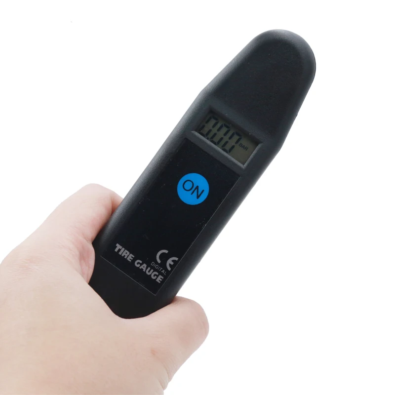 LCD الرقمية قياس ضغط الإطارات 0-100PSI سيارة الإطارات متر يده مقياس الضغط بارومتر تستر PSI/KPA/BAR/KG/CM2 الكاشف للسيارة