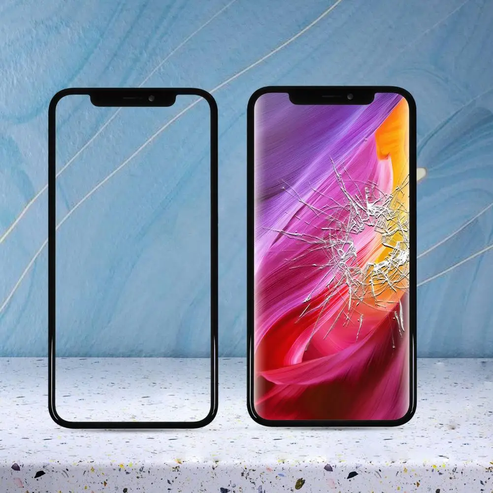 Front Glass Screen Durable Screen Outer Glass Lens Replacement Repair Kit For IPhone X/XR/XS/XS Max/11/12/13 Pro Max