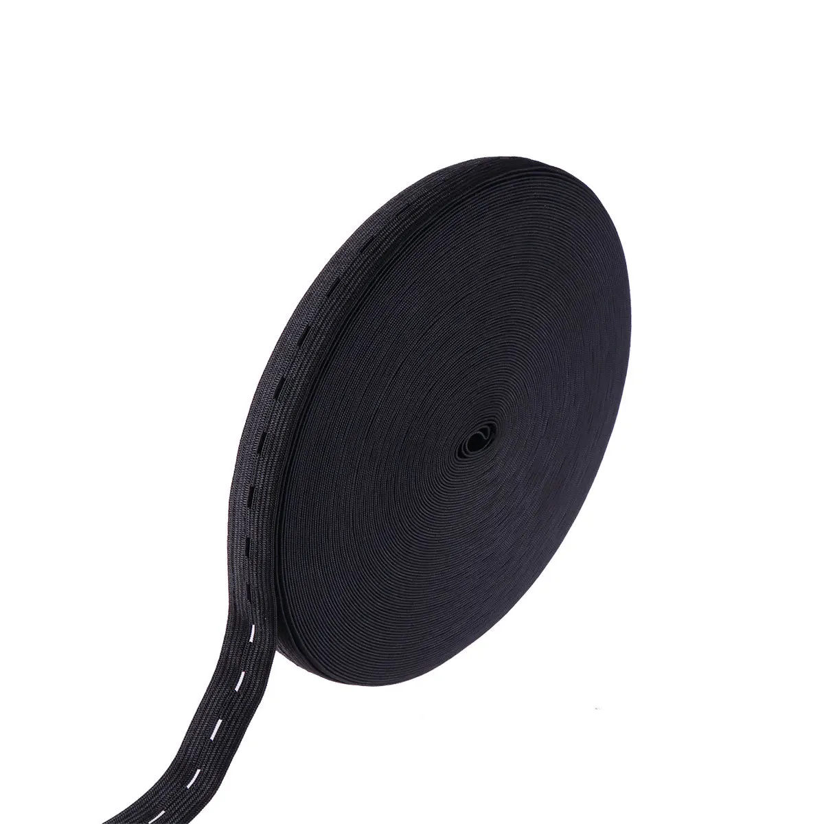 

30 Meter Flat 2Cm Black Medium Thickness Adjustable For Waistbands Cuffs Necklines Underwear Crafts Sewing Clothing Accessories