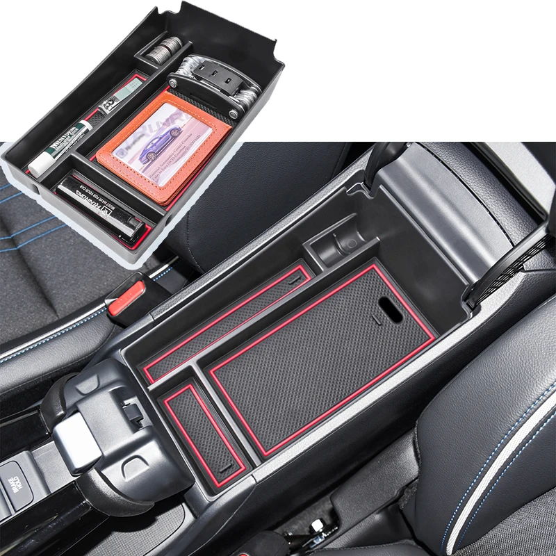 

For Honda HRV 2023 Car Central Armrest Storage Box Accessories Center Console Organizer Containers Insert Bracket Tray