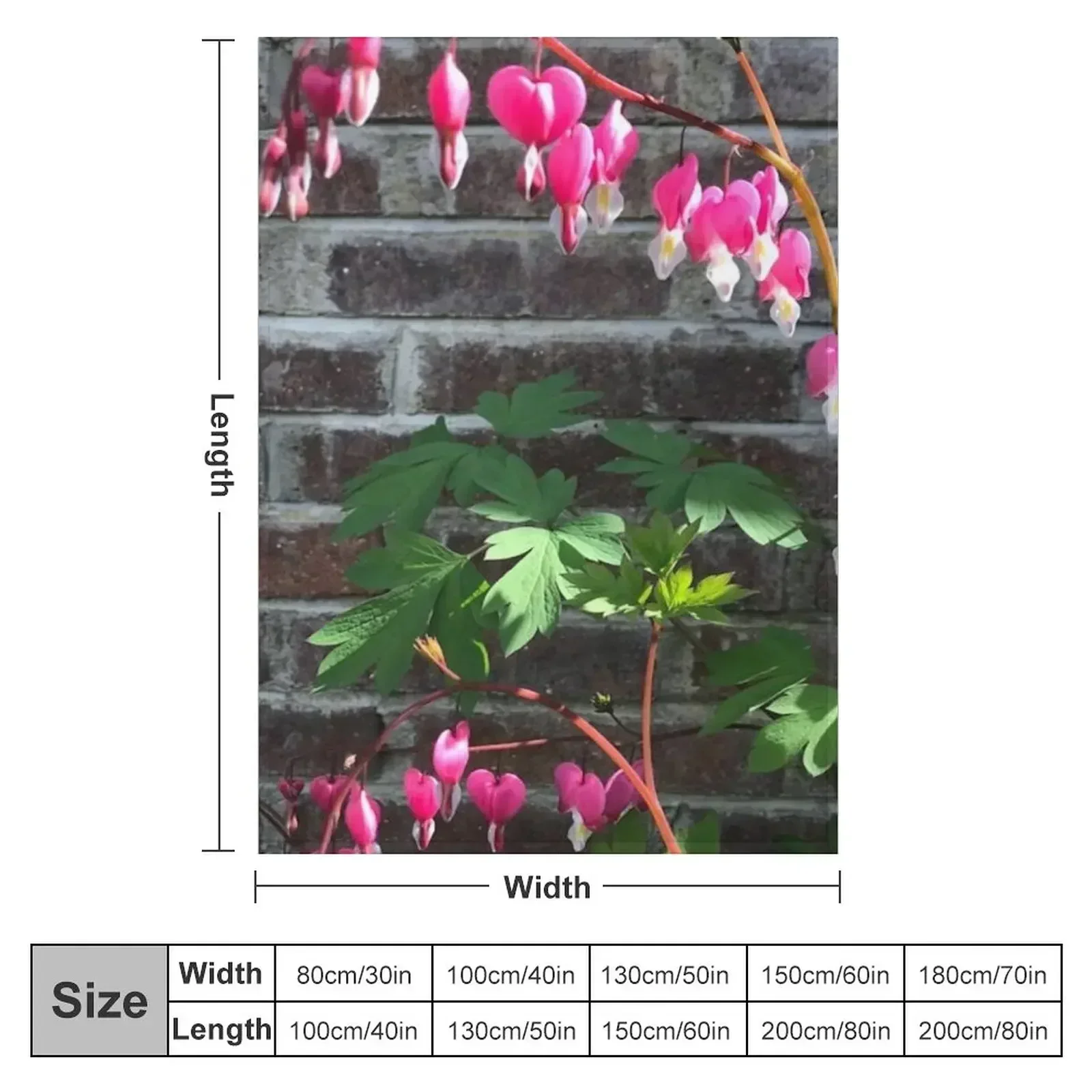 Cute Pink Flowers - Bleeding Heart Throw Blanket funny gift Weighted Luxury Throw Blankets