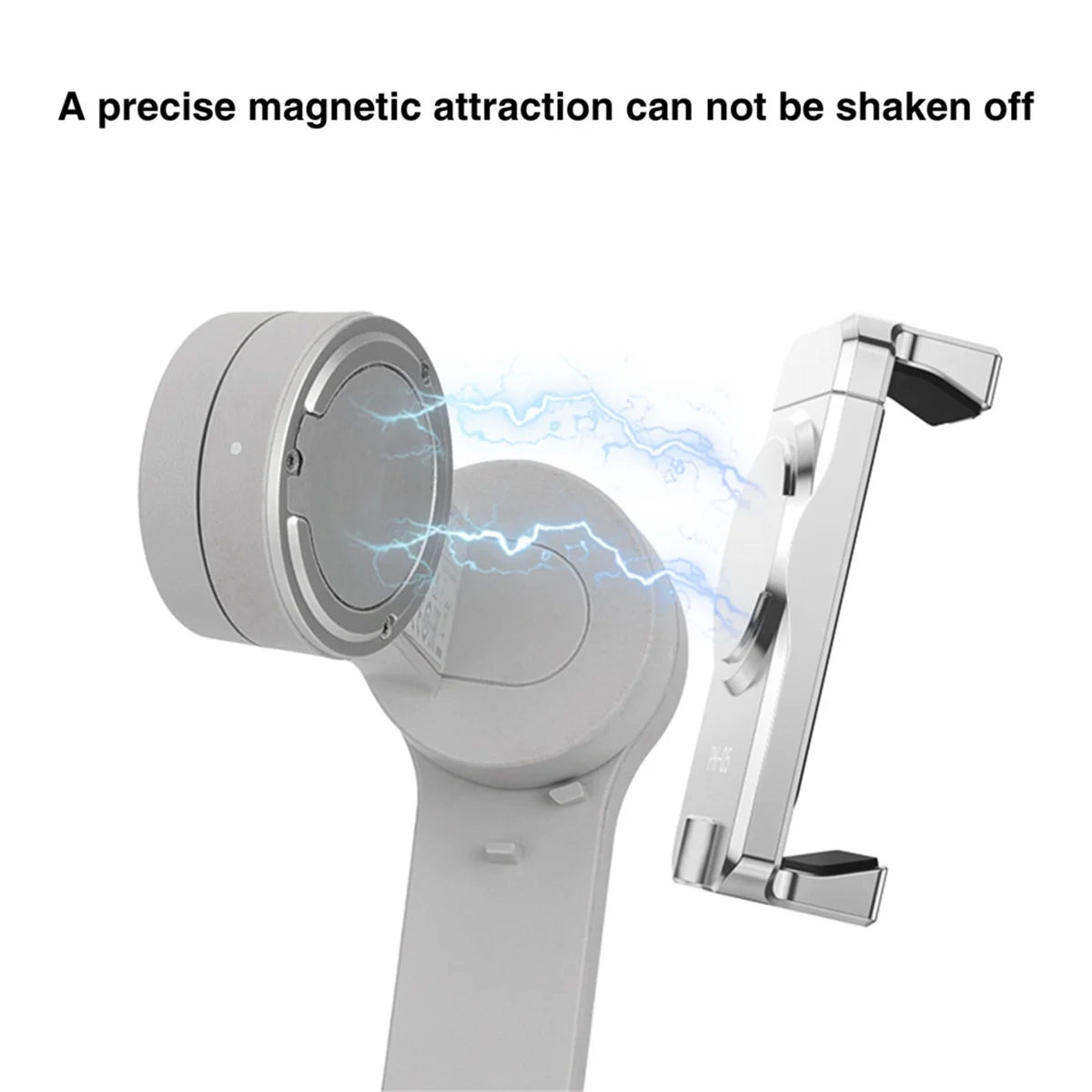 새로운 3C-PH-05 마그네틱 휴대폰 클립 (6/5/4/4 SE 짐벌 스태빌라이저용, LED 조명용 콜드슈 마운트 포함)