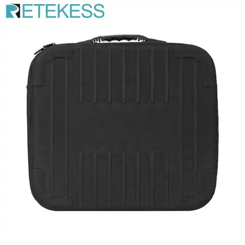 Retekess TT016 48 포트 휴대용 케이스, 큰 휴대용 보관 패키지, TT105/TT122 투어 가이드 시스템, 소풍 교회 모임
