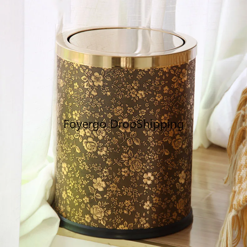 

Table Bathroom Trash Bin Garbage Room Basket Wastebasket Trash Can for Kitchen Desk Dumpster Poubelle Household Merchandises