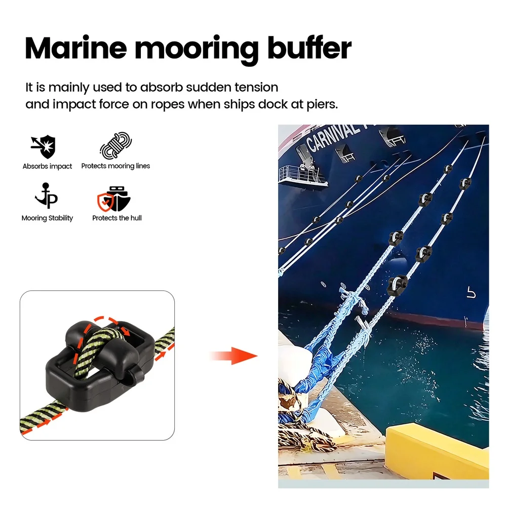 Marine Mooring Buffer  FOR Tpu  Material For Rope Protection Absorb  FOR Impact Boat Parts & Accessories