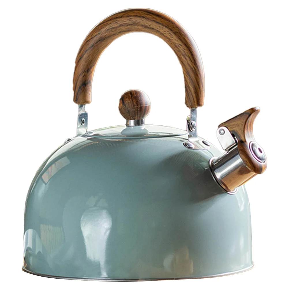 

Whistling Kettle Stainless Steel Boiling Pot Large Mouth Fast Heating Automatic Hooter Safe For Home Restaurant