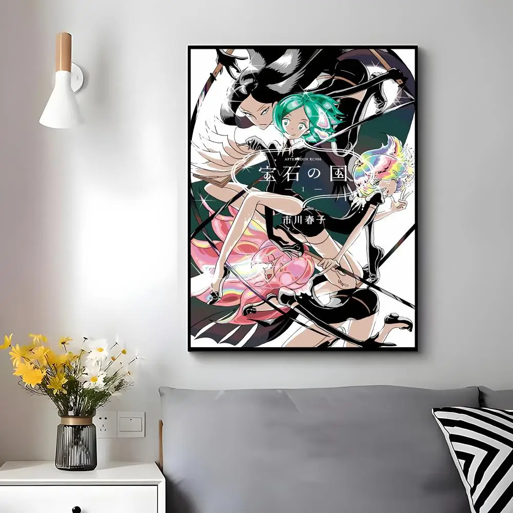 Elegant anime Land of the Lustrous Poster Wall Ornament Home Decor Young Decor Fans