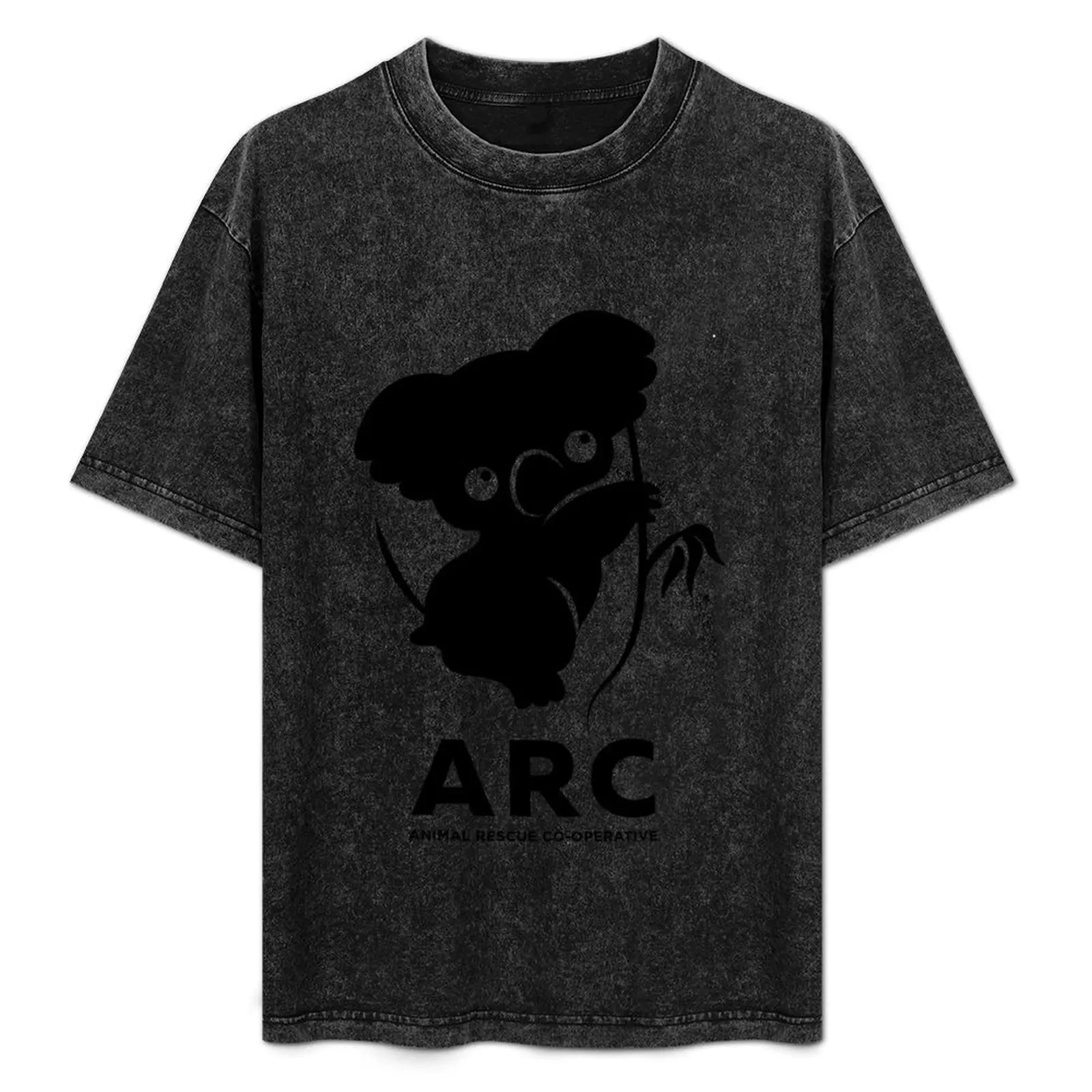 Katie the ARC Koala - we are working hard for you little one - in yellow T-Shirt Big Size Short Sleeve Tee for Men