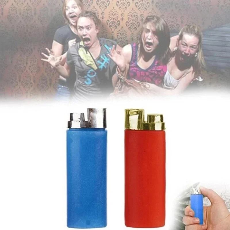 Aprile fool's Day Water Spray Lighter Tricky Toys divertenti giocattoli per adulti Prank Toys spaventoso Party Trick Fake Lighter novità Gag toygift